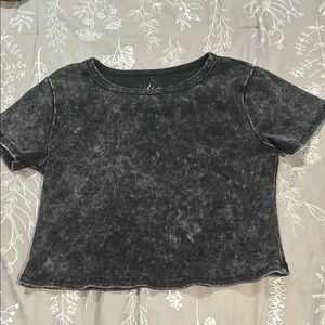 Livi by Olivia Rae Black Ribbed Top